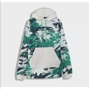 Adidas mens AOP sweatshirt hoodie size XL